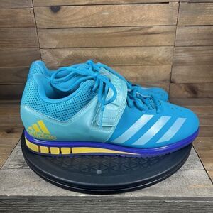 Adidas Womens Sz US 9 Powerlift 3.1 Blue Lace Up Athletic Shoes Low Top Sneakers